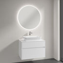 Villeroy & Boch Artis countertop washbasin with Embrace vanity unit and More to See Lite mirror