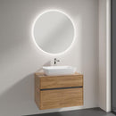 Villeroy & Boch Artis countertop washbasin with Embrace vanity unit and More to See Lite mirror