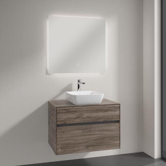 Villeroy & Boch Artis countertop washbasin with Embrace vanity unit and More to See Lite