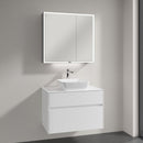 Villeroy & Boch Artis countertop washbasin with Embrace vanity unit and My View Now mirror cabinet