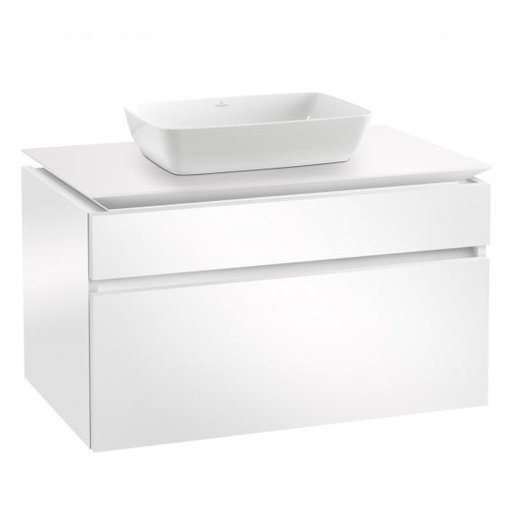 Villeroy & Boch Artis countertop washbasin with Legato vanity unit with 2 pull-out compartments