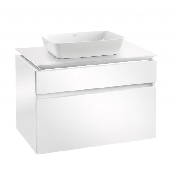 Villeroy & Boch Artis countertop washbasin with Legato vanity unit with 2 pull-out compartments