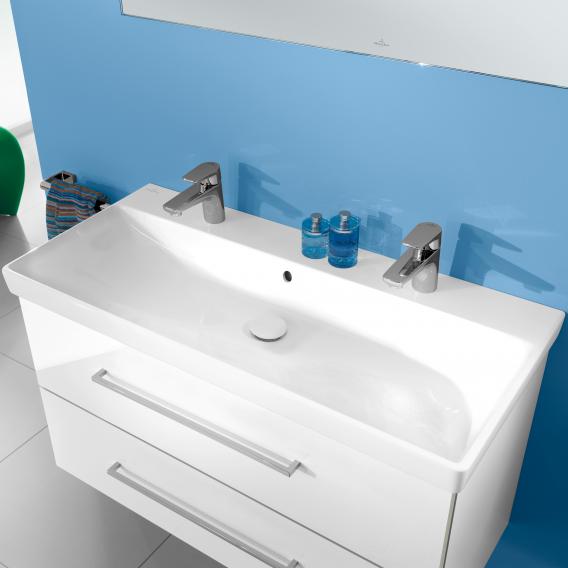 Villeroy & Boch Avento double washbasin with vanity unit with 2 pull-out compartments