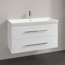 Villeroy &amp; Boch Avento 洗臉盆，附梳妝台，附 2 個拉出式隔間