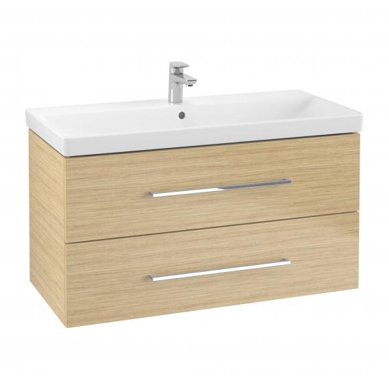 Villeroy & Boch Avento washbasin with vanity unit with 2 pull-out compartments
