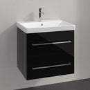 Villeroy &amp; Boch Avento 洗臉盆，附梳妝台，附 2 個拉出式隔間