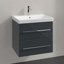 Villeroy &amp; Boch Avento 洗臉盆，附梳妝台，附 2 個拉出式隔間