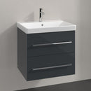 Villeroy &amp; Boch Avento 洗臉盆，附梳妝台，附 2 個拉出式隔間