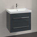 Villeroy &amp; Boch Avento 洗臉盆，附梳妝台，附 2 個拉出式隔間