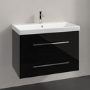 Villeroy &amp; Boch Avento 洗臉盆，附梳妝台，附 2 個拉出式隔間