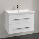 Villeroy &amp; Boch Avento 洗臉盆，附梳妝台，附 2 個拉出式隔間