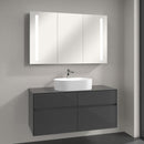 Villeroy & Boch Collaro countertop washbasin with Embrace vanity unit and My View 14 mirror cabinet