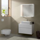 Villeroy & Boch Collaro countertop washbasin with Embrace vanity unit and My View Now mirror cabinet