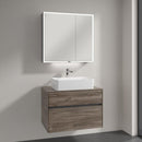 Villeroy & Boch Collaro countertop washbasin with Embrace vanity unit and My View Now mirror cabinet