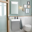 Villeroy & Boch Collaro hand washbasin with vanity unit and More to See 14 mirror