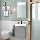 Villeroy & Boch Collaro hand washbasin with vanity unit and More to See 14 mirror