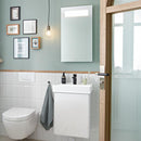 Villeroy & Boch Collaro hand washbasin with vanity unit and More to See 14 mirror