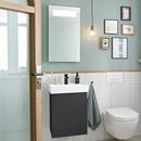 Villeroy & Boch Collaro hand washbasin with vanity unit and More to See 14 mirror