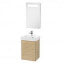 Villeroy & Boch Collaro hand washbasin with vanity unit and More to See 14 mirror