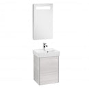 Villeroy & Boch Collaro hand washbasin with vanity unit and More to See 14 mirror