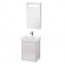 Villeroy & Boch Collaro hand washbasin with vanity unit and More to See 14 mirror