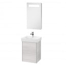 Villeroy & Boch Collaro hand washbasin with vanity unit and More to See 14 mirror