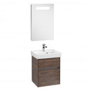 Villeroy & Boch Collaro hand washbasin with vanity unit and More to See 14 mirror