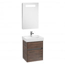 Villeroy & Boch Collaro hand washbasin with vanity unit and More to See 14 mirror