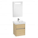 Villeroy & Boch Collaro hand washbasin with vanity unit and More to See 14 mirror