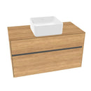 Villeroy & Boch Collaro vanity unit with 2 pull-out compartments for 1 countertop washbasin