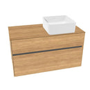 Villeroy & Boch Collaro vanity unit with 2 pull-out compartments for 1 countertop washbasin