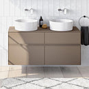 Villeroy & Boch Collaro vanity unit with 4 pull-out compartments for 2 countertop washbasins