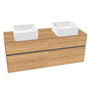 Villeroy & Boch Collaro vanity unit with 4 pull-out compartments for 2 countertop washbasins
