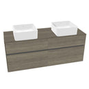 Villeroy & Boch Collaro vanity unit with 4 pull-out compartments for 2 countertop washbasins