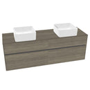 Villeroy & Boch Collaro vanity unit with 4 pull-out compartments for 2 countertop washbasins