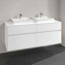 Villeroy & Boch Collaro vanity unit for 2 washbasins with 4 pull-out compartments