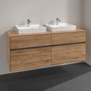 Villeroy & Boch Collaro vanity unit for 2 washbasins with 4 pull-out compartments