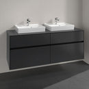 Villeroy & Boch Collaro vanity unit for 2 washbasins with 4 pull-out compartments