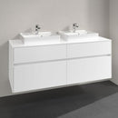 Villeroy & Boch Collaro vanity unit for 2 washbasins with 4 pull-out compartments