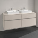 Villeroy & Boch Collaro vanity unit for 2 washbasins with 4 pull-out compartments