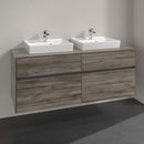 Villeroy & Boch Collaro vanity unit for 2 washbasins with 4 pull-out compartments
