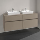 Villeroy & Boch Collaro vanity unit for 2 washbasins with 4 pull-out compartments