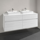 Villeroy & Boch Collaro vanity unit for 2 washbasins with 4 pull-out compartments