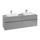 Villeroy & Boch Collaro vanity unit for 2 washbasins with 4 pull-out compartments