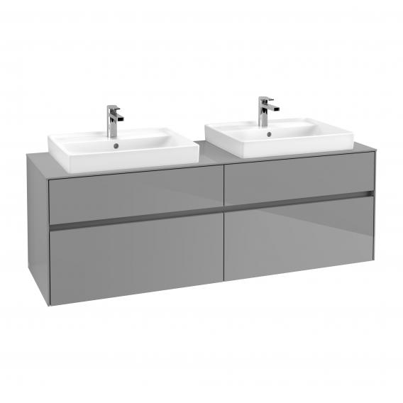 Villeroy & Boch Collaro vanity unit for 2 washbasins with 4 pull-out compartments