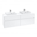 Villeroy & Boch Collaro vanity unit for 2 washbasins with 4 pull-out compartments