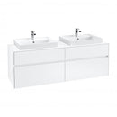 Villeroy & Boch Collaro vanity unit for 2 washbasins with 4 pull-out compartments