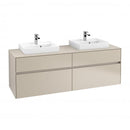 Villeroy & Boch Collaro vanity unit for 2 washbasins with 4 pull-out compartments