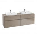 Villeroy & Boch Collaro vanity unit for 2 washbasins with 4 pull-out compartments