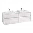 Villeroy & Boch Collaro vanity unit for 2 washbasins with 4 pull-out compartments